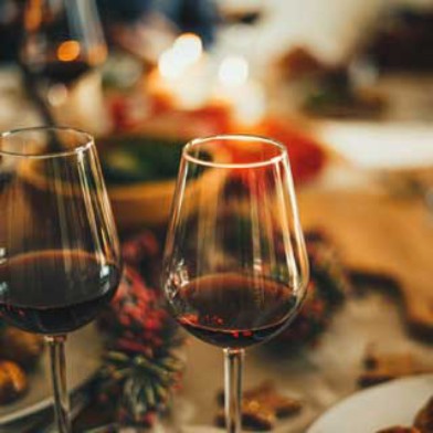 Degustation in der Vinothek