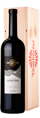 SanZeno Riserva Fondatore DOPPELMAGNUM, in 1-er Holzkiste